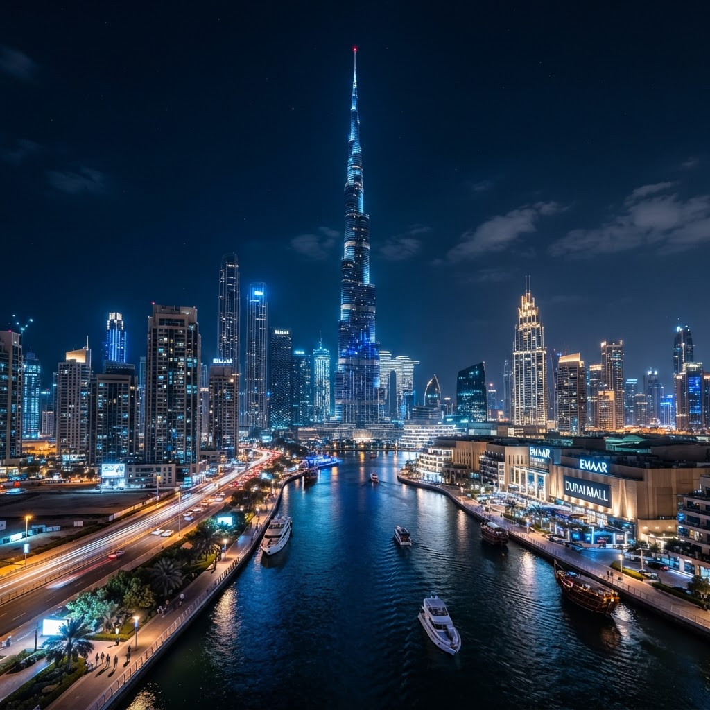 Dubai skyline headquarters