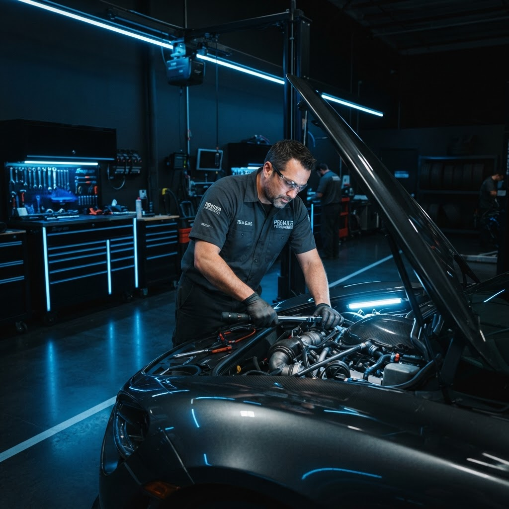 Technician at work